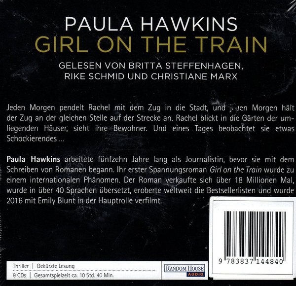 Paula Hawkins - Girl on the Train