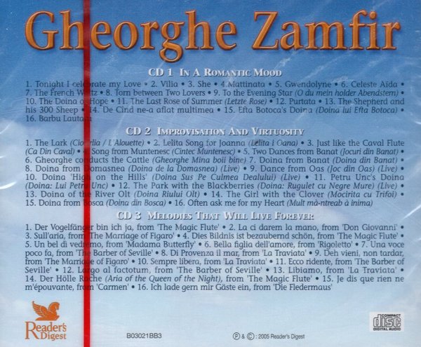 Gheorghe Zamfir - Master of Pan Pipes (3CD Box)