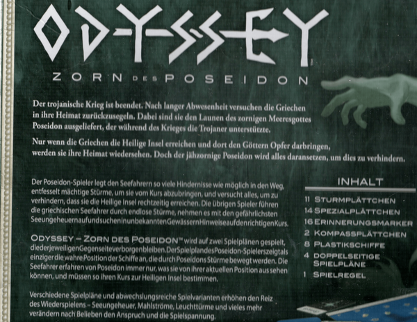 Odyssey - Zorn des Poseidon (Heidelberger  Spieleverlag )