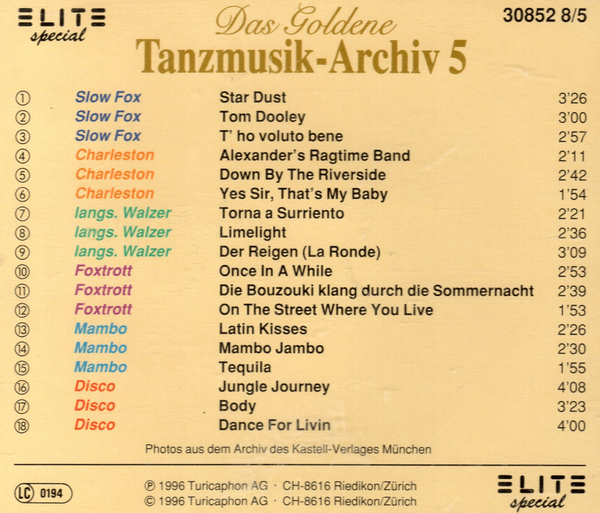 Das Goldene Tanzmusik-Archiv 5