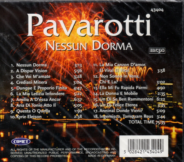 Pavarotti - Nessun Dorma