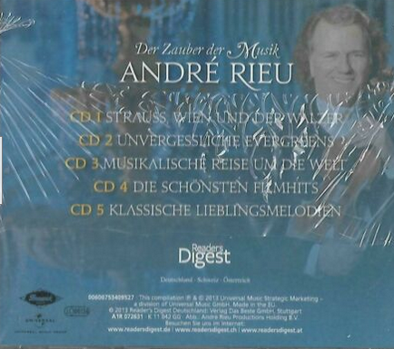 Andre`Rieu - Der Zauber der Musik (Readers Digest)