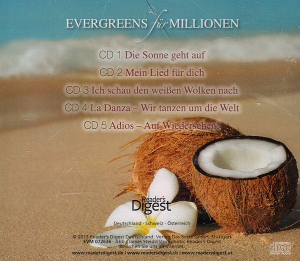 Evergreens für Millionen - Eine Musikalische Reise um die Welt (Readers Digest)