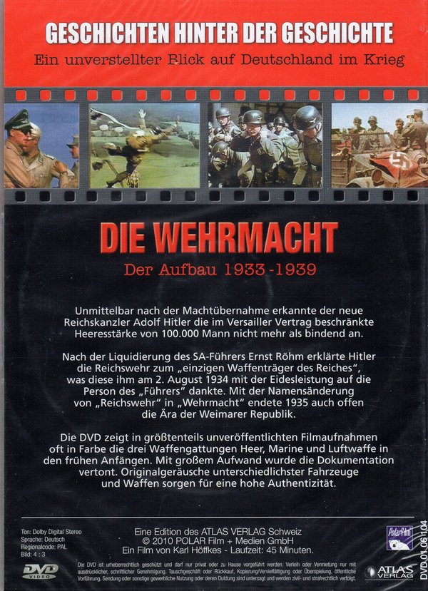 Der 2. Weltkrieg in privaten Filmaufnahmen, Die Wehrmacht, Der Aufbau 1933 - 1939
