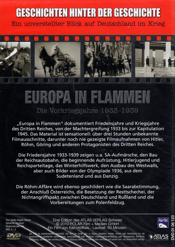 Der 2. Weltkrieg in privaten Filmaufnahmen, Europa in Flammen, Die Vorkriegsjahre 1933 - 1939